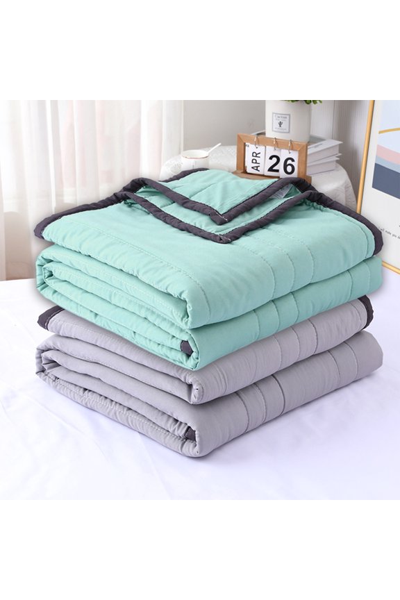 Cooling Blanket for Hot Sleepers1PC,Temperature Regulating Comforter with Cotton-Spandex Blend for Night Sweats Relief and All-Season Comfort(Gray)