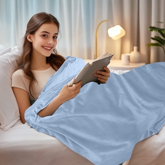 Cooling Blanket for Summer | Temperature Regulating Microfiber Blanket | 50x70cm Lightweight & Breathable | 1 Pack