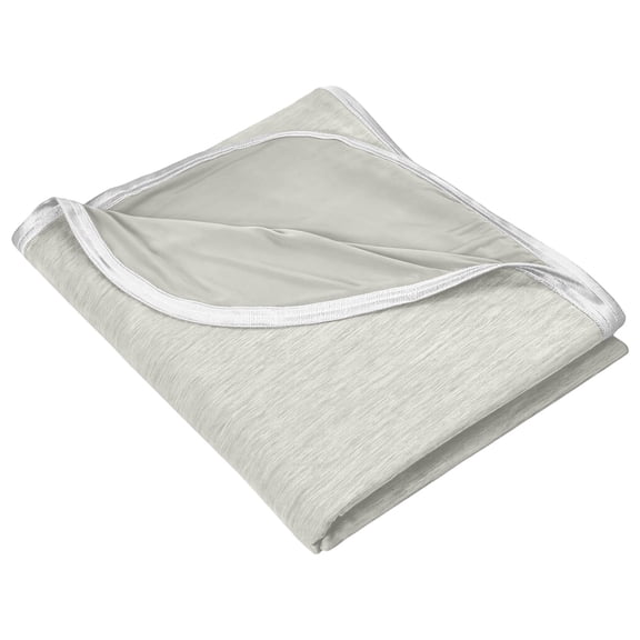 Cooling Blankets for Hot Sleepers - Summer Blanket Thin Lightweight Breathable Soft Double Side Enhanced Cooling for Bed Couch Sofa, Keep Cool for Night Sweats (Light Gray, 40 x 60 inches)
