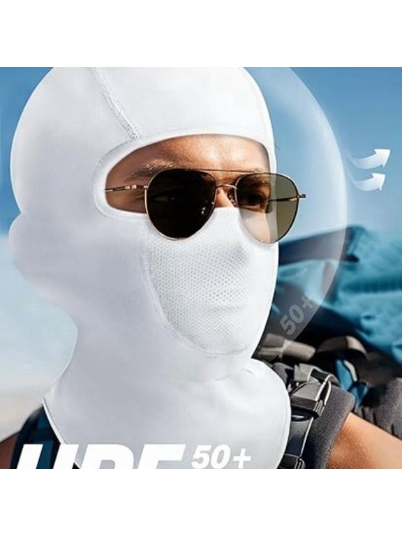 Cooling Breathable Balaclava Face Mask for Men Women Summer Full Head Cover Sun UV Protection for Motorcycle Work Ski