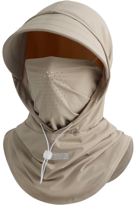 Cooling Breathable Balaclava Full  Mask with Wide Brim Sun UV Protection Hood for Men Women Fishing  Skiing