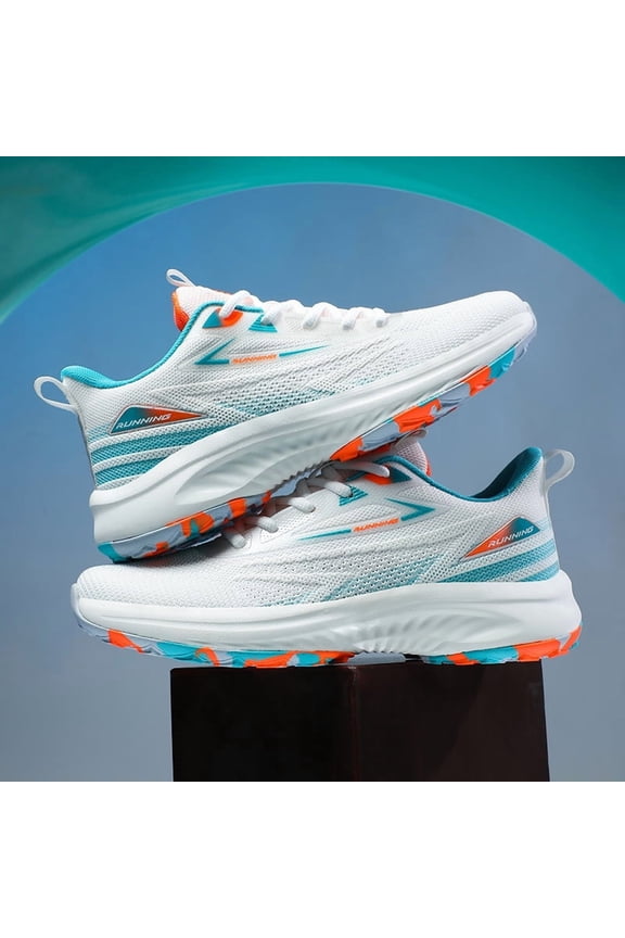 Cooling Breathable Casual Sneakers for Men, summer fashion athletic shoes with breathable surface, great air flow, stable non slip sole for indoor and outdoor daily use