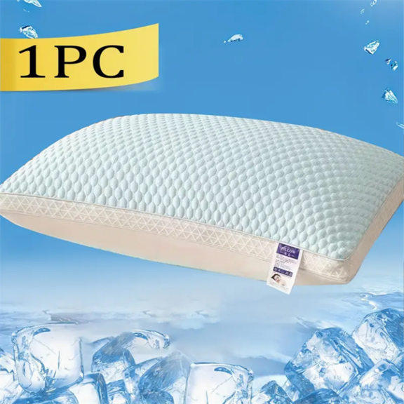 Cooling Breathable Tofu Pillow, Sky Blue, 1 Pack