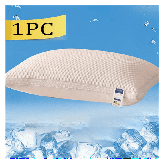 Cooling Breathable Tofu Pillows - Shredded Memory Foam Pillow for Sleeping - Adjustable Height, Soft & Supportive - Bed Pillow for Side, Back & Stomach Sleepers