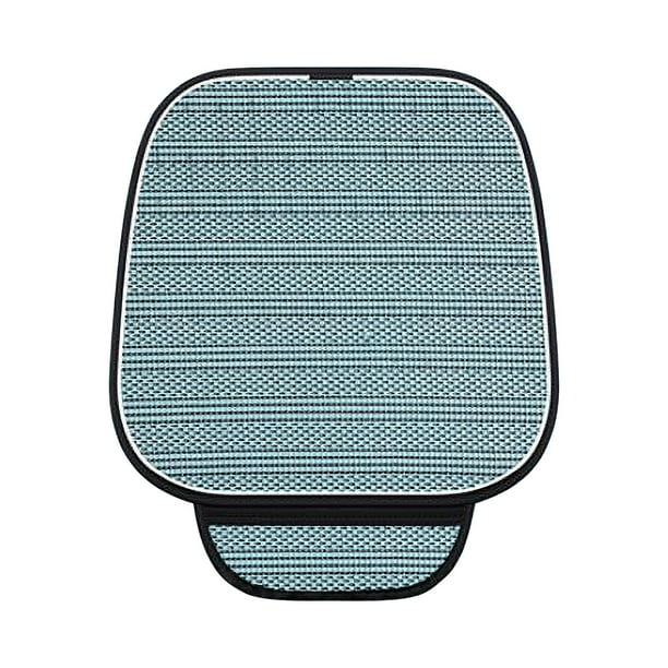 Cooling Car Seat Covers - Ice Silk Cooling Seat Covers for Cars Trucks SUVs Front Seat - Hot Summer Car Essentials Anti-Slip & Breathable Car Seat Protector (Blue)