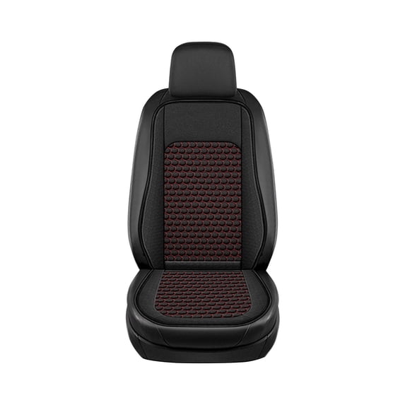 Cooling Car Seat Cushion Breathable Auto Seat Cover With Backrest Ventilation Suspended Mesh Pad For Summer Driving Red
