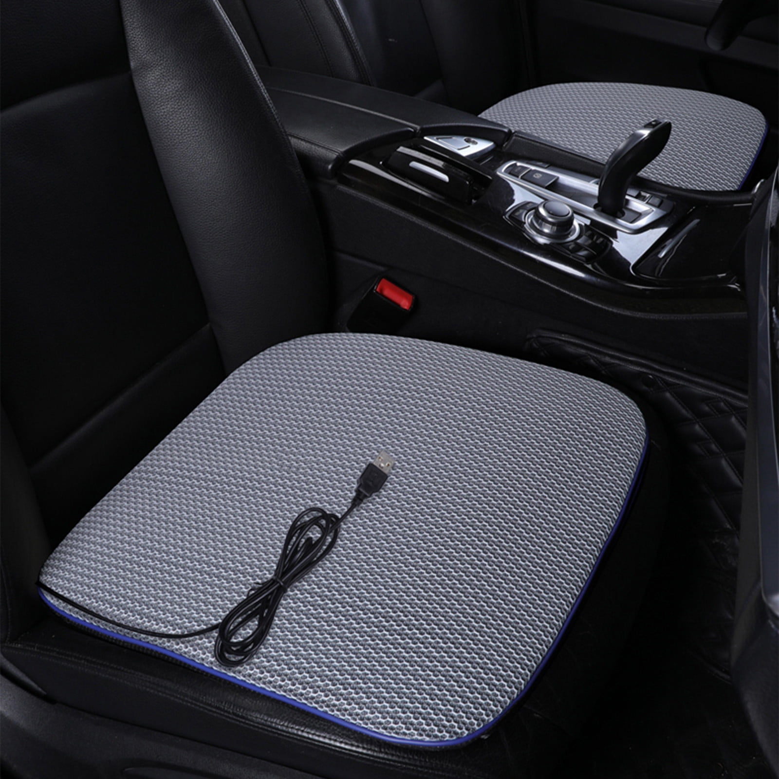 Cooling Car Seat Cushion Summer Ventilated Seat Cushion with USB Port Automotive Adjustable Temperature Comfortable Cooling Car Seat