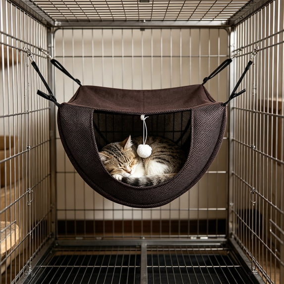 Cooling Cat Hammock for Cage, Cooling Pet Mat for Hot Weather, Portable Washable Pet Cooling Mat for Crate Outdoor Travel, Physical Cool Down, Pet Friendly, Let Your Pets Have a Cool Summer