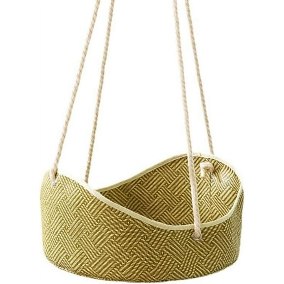 Cooling Cat Hammock for Summer | Rattan & Cotton Rope Hanging Bed | Indoor/Outdoor Pet Nest | Supports Up to 16lb