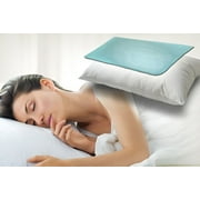 Cooling Chill Pillow Pad Insert with Durable Non-Leaking Gel - Portable Personal Instant Cooling Device for Night Sweats and Hot Flashes Relief, Menopause - Sleep Solution As Seen on TV