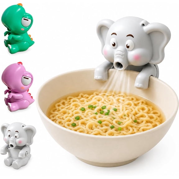 Cooling Clip-On Mini Fan for Cup & Bowl, Cute Dinosaur Animal Fans Coffee Chiller, Portable Hanging Mug Fan for Iced Coffee Soup Drinks, Rechargeable Desktop Beverage Cooling Companion