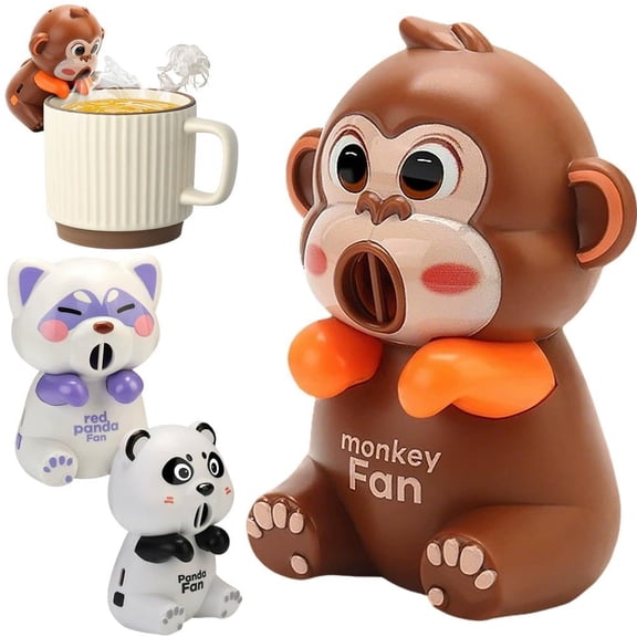 Cooling Clip-On Mini Fan for Cup & Bowl,Hands Free Food Cooling Fan and Coffee Chiller,Portable Hanging Mug Fan for Iced Coffee Soup Drinks,Desktop Beverage Cooling Companion