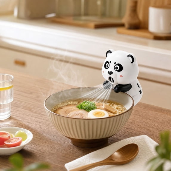 Cooling Clip-On Mini Fan for Cup & Bowl,Dinosaur Animal Fans Coffee Chiller