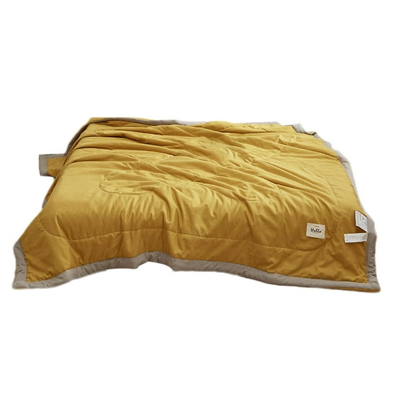 Cooling Comforter Double-Sided Cold Tech Fabric Cooling Blanket for Night Sweats Hot Sleepers, Soft Breathable Silk Smooth Lightweight Summer Comforter