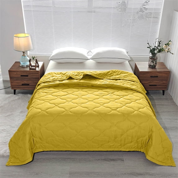 Cooling Comforter for Hot Sleepers&Night Sweats,Breathable Summer Comforter Quilt Lightweight Silky Smooth All Season Bedding,Soft Breathable Smooth Comfort(78.74*59.06Inch)
