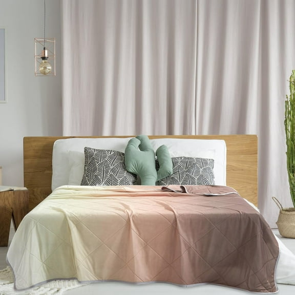 Cooling Comforter Ice Blanket Rest Cooling Comforter Ice Blankets for Hot Sleepers Summer Comforter Summer Blanket Gradient Cool Blanket with Cool Effect for Conditioning - Machine Washable