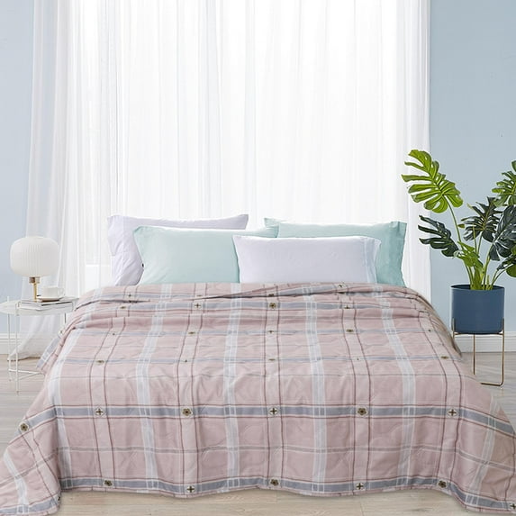 Cooling Comforter, Lightweight Summer Quilt for Bed Sofa Travel Breathable Soft Machine Washable for Adults Kids, Cooling Blankets for Hot Sleepers(E, 39.4x59in)