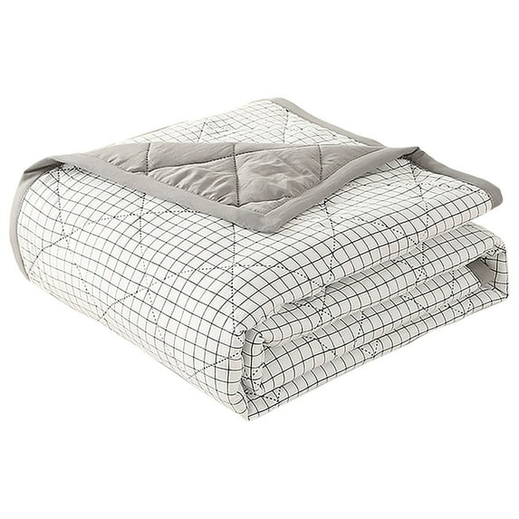 Cooling Comforter Queen Size Ice Blanket for All Season Lightweight Summer Cooler Quilt for Hot Sleepers and Night Sweats Cooler Comforter Double Cold Effect Blanket Cooler Fiber Soft Blanke