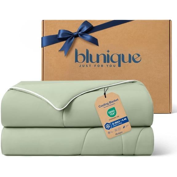 Cooling Comforter Twin Size 60x90 Inches Sage