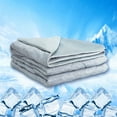 thumbnail image 1 of Cooling Comforters King Size for Night Sweates Hot Sleepers Hot Flashes - MH MYLUNE HOME Arc-Chill Double Sided Summer Comforter for Bed Couch, Machine Washable, Gray 90"x108", 1 of 6