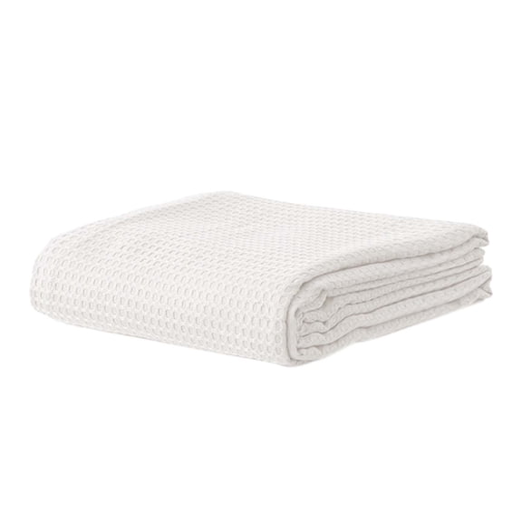 Cooling Cotton Blend Blanket,Lightweight Breathable Moisture Wicking Blanket,Soft Temperature Regulating Comfortable Blanket,Durable Machine Washable All Season Blanket For Bed Sofa Couch Travel