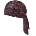 thumbnail image 1 of Cooling Do Rags Sweat Wicking Skull Caps Doo Rags Large Motorcycle Dew Rag Head Wrap Bandana Hats Liners for Men and Women Wine, 1 of 7