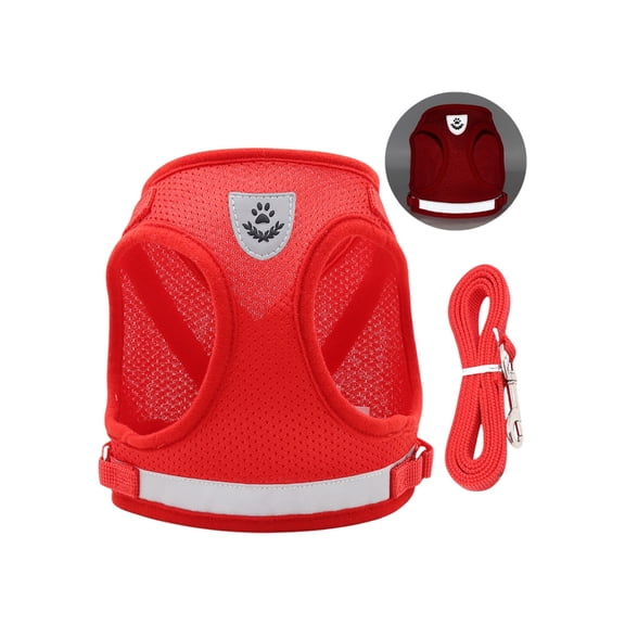 Cooling Dog Harness Reflective Net Chest Strap with Rope Secure Walking Gear Summer Vest Pet Outdoor Accessories