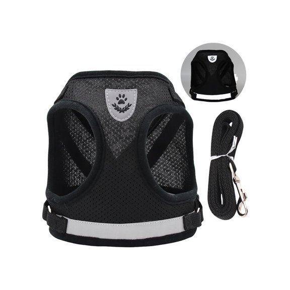 Cooling Dog Harness Reflective Net Chest Strap with Rope Secure Walking Gear Vest Pet Outdoor Accessories