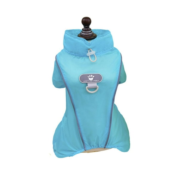 Cooling Dog Shirt UPF50+ Sun Protections Shirt with Elastic Leg and Reflective Stripe for Pet Outdoor Walking
