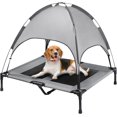 thumbnail image 1 of Cooling Elevated Dog Bed with Canopy,36in Waterproof Raised Pet Cot, Portable Outdoor Dog Bed with Extra Carrying Bag, Cooling Dog Canopy for Large Dogs（36"*30"）, 1 of 7