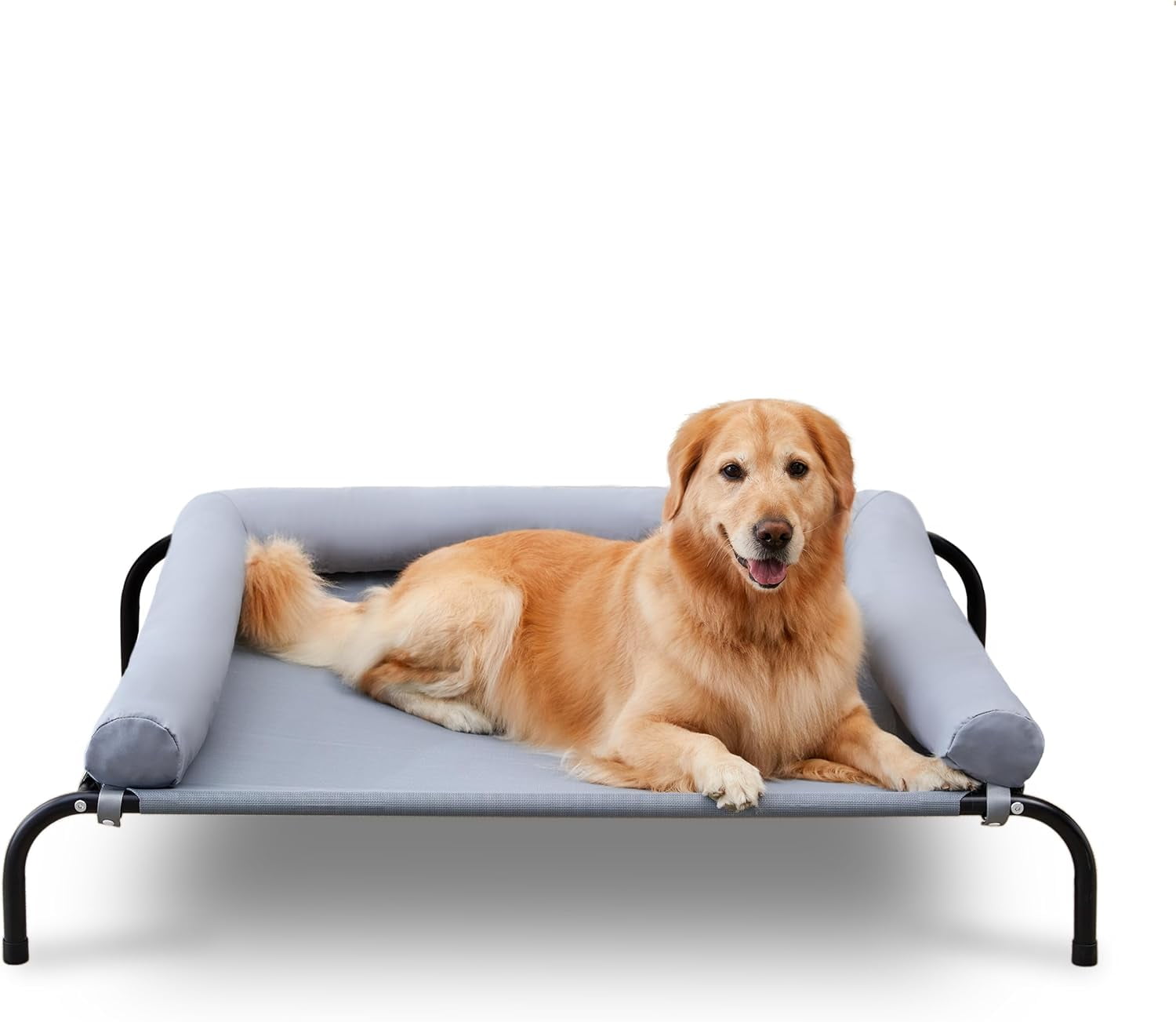 Indestructible Dog Bed Tucker Murphy Pet Chew Proof Elevated Dog