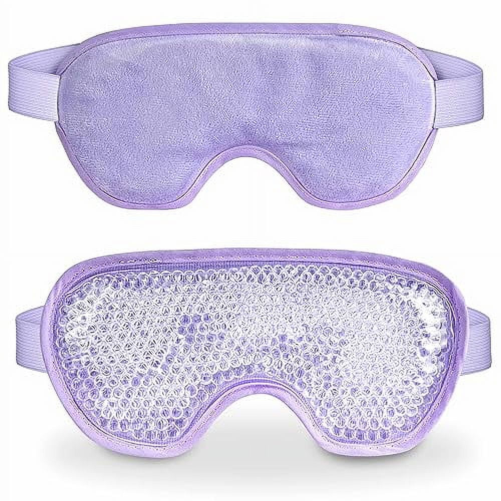 Cooling Eye Mask with Gel Bead, Reusable Cold Compress Ice Pack