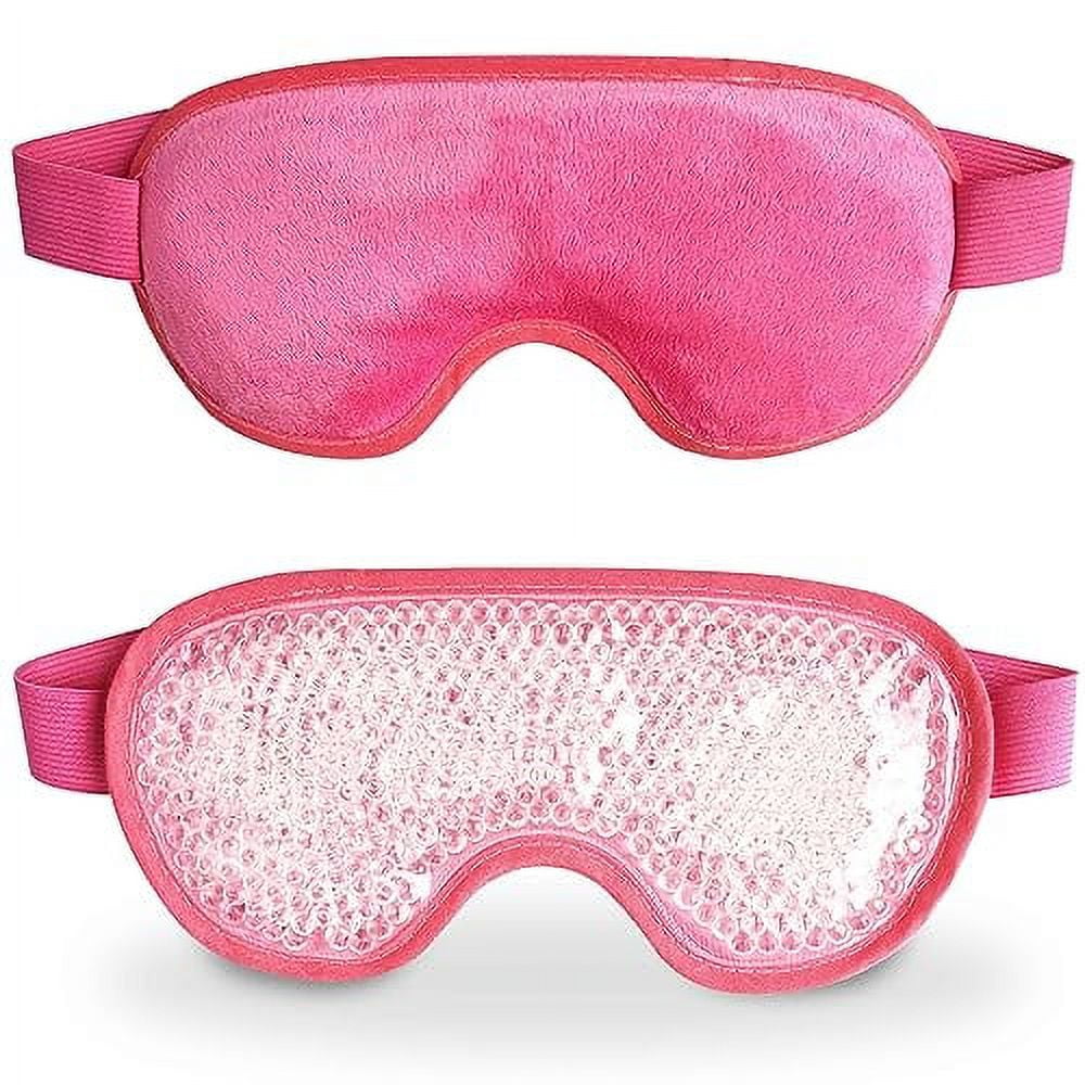 Cooling Eye Mask with .. Gel Bead, Reusable Cold .. Compress Ice Pack
