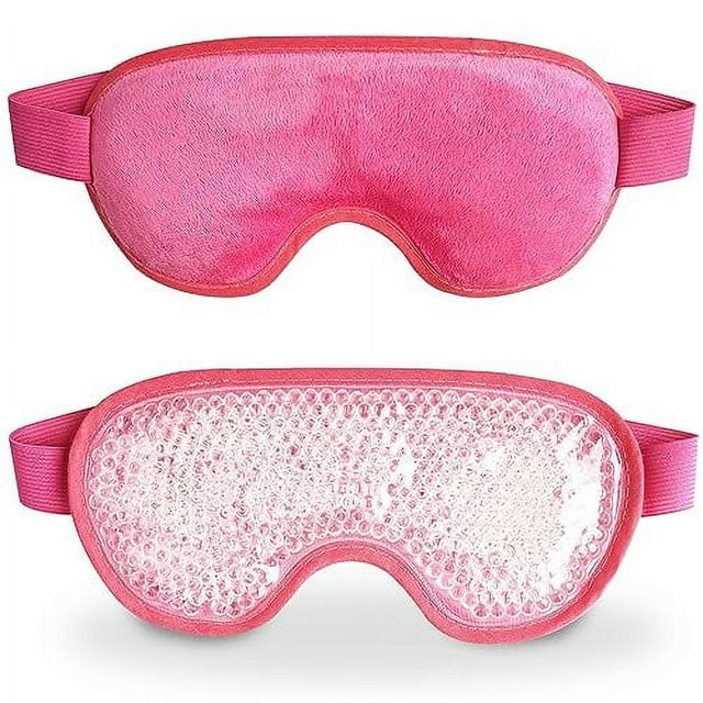 Cooling Eye Mask with .. Gel Bead, Reusable Cold .. Compress Ice Pack