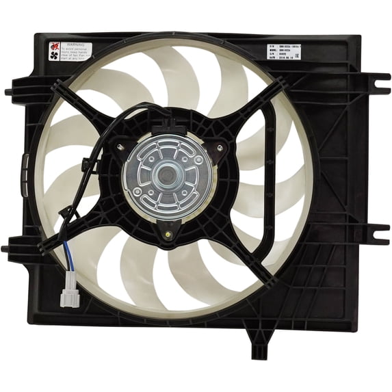 Cooling Fan Assembly Compatible with 2019-2021 Subaru Forester A/C Condenser