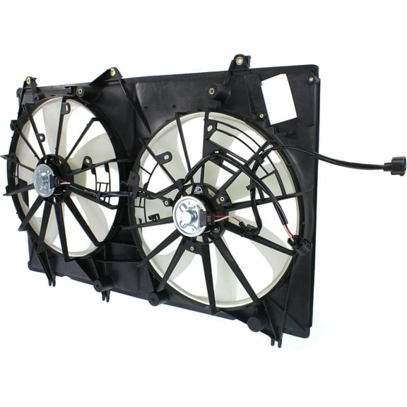 Cooling Fan Assembly Compatible with TOYOTA HIGHLANDER 2008-2010 Dual Fan 3.5L Engine Japan Built