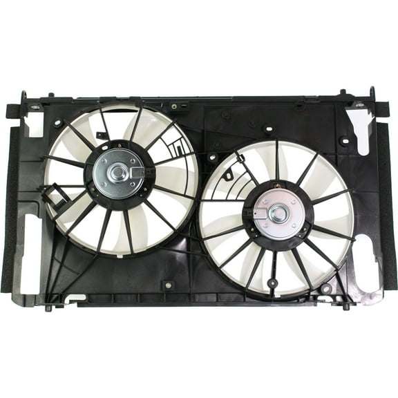 Cooling Fan Assembly Compatible with TOYOTA RAV4 2006-2011 Dual 2.4L/(2.5L Engine Japan Built)