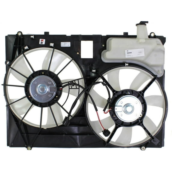 Cooling Fan Assembly Compatible with TOYOTA SIENNA VAN 2006-2010 3.5L Engine Dual Type