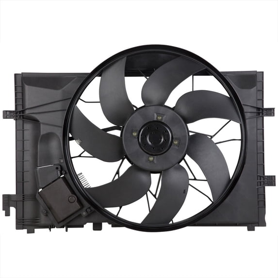 Cooling Fan Assembly For Mercedes C230 C240 C280 C320 C350 CLK320 C32 & C55 AMG W203 C209 w/o Engine Code 805 - BuyAutoParts