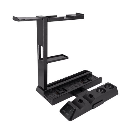 Cooling Fan Charging Dock Vertical Stand for PS4 Controller PS Move