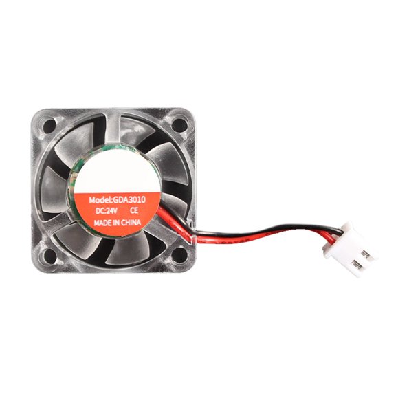 LED Light Hydraulic Fan 2510 3010 4010 12V/24V Cooling Fan Quiet Cooling Fan Clear for Hotend 3D Printer Accessories