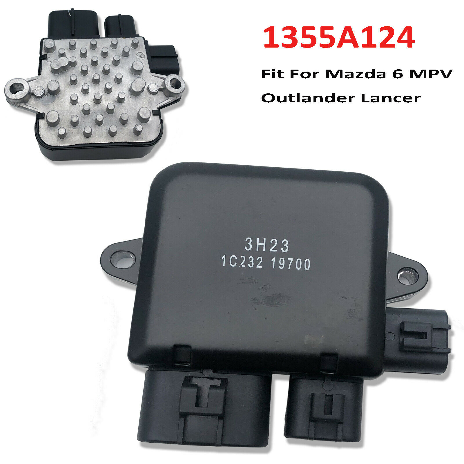 Cooling Fan Control Unit Module For 02-05 Mazda MPV & 2003-2007 Mazda 6 – 1355A124 Replacement