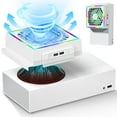 thumbnail image 1 of Cooling Fan Fit for Xbox Series S, Horizontal/Vertical Cooling Stand with 7 Kinds of RGB Light Modes, Low Noise External Cooling Fan, 3 Levels Adjustable Speed Heat Dissipation, 2 Extra USB Ports, 1 of 9