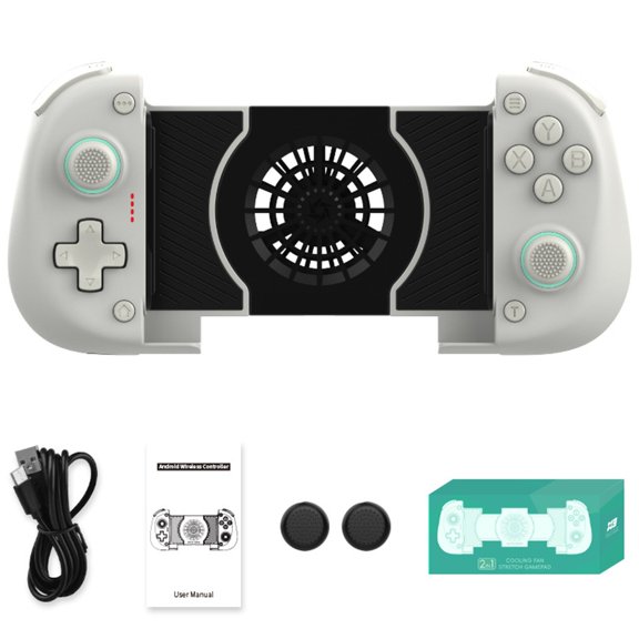 Cooling Fan Game Controller with 5.2 Connection, Stretch Grip, Joystick Controls and Home Play Comfort