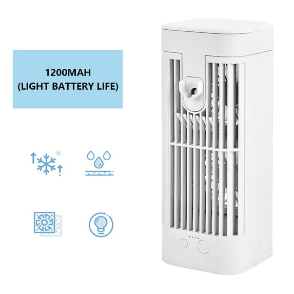 Cooling Fan, Portable Air Conditioner, Conditioning Household Spray Refrigeration Small Conditioning Indoor Water Fan Night Light Fan