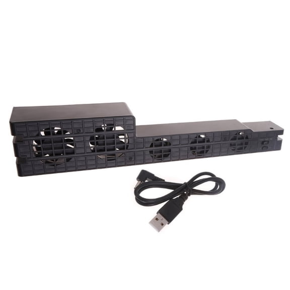 Cooling Fan Super Turbo Temperature Control USB External Cooler Fan for Pro Console Vertical Stand Game Accessories