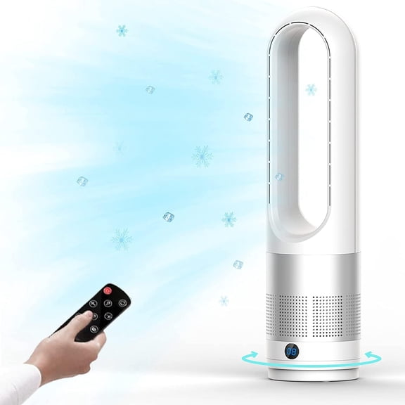 Cooling Fan, Tower Fan, Oscillating Pedestal Fan with Remote Control, Speeds, Timer, LED Display with Auto Off, Portable Quiet Cooling Fan for Bedroom, Home, Office