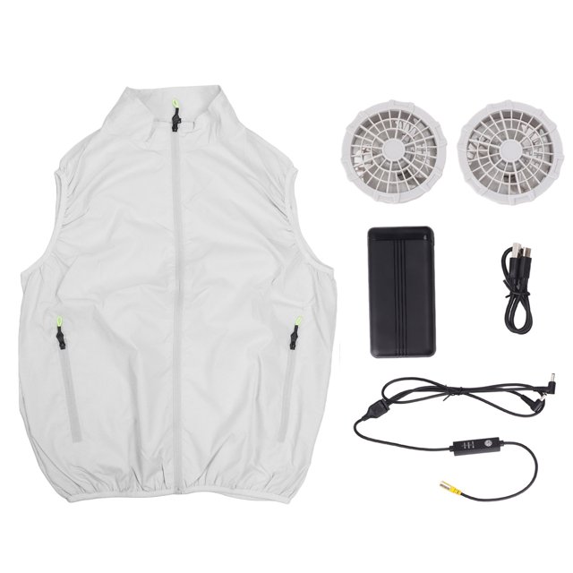 Cooling Fan Vest Summer Sleeveless Air Conditioning Clothing with
