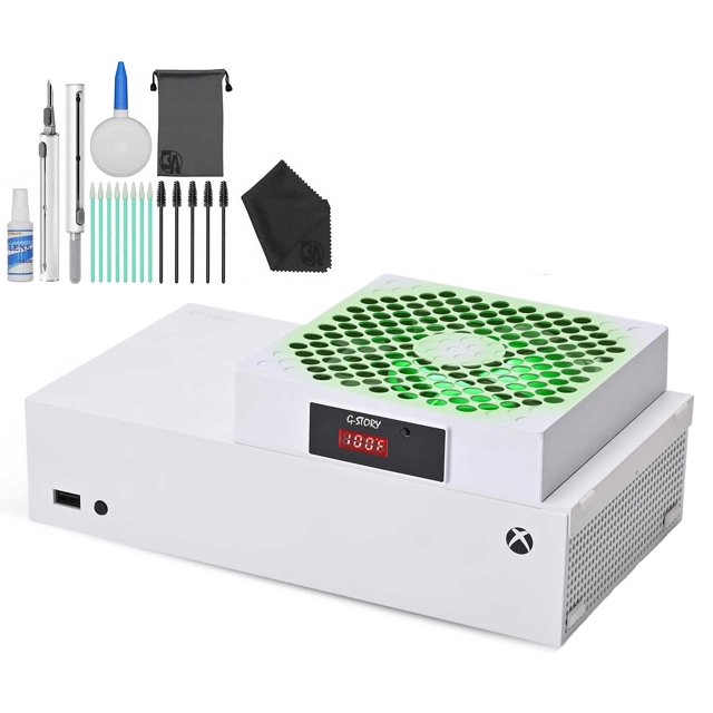 Cooling Fan for Xbox Series S with Automatic Fan Speed Adjustable by Temperature, LED Display