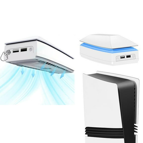 Cooling Fan for PS5 Pro,Dustproof Cooling Fan for PS5 Pro Console Disc & Digital Edition, with 3 Adjustable Speed
